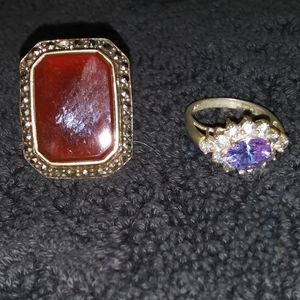 Two Sterling silver rings